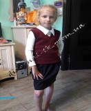 Вязаные жилеты для мальчиков