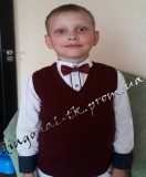 Школьные жилеты вязаные оптом