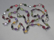 колье и браслет с натуральными камнями