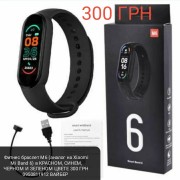 Фитнес браслет М6 (аналог на Xiaomi Mi Band 6) Смарт часи, Т