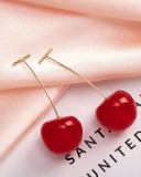 Серьги вишенки, в японском стиле