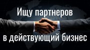 Ищу партнеров в действующий бизнес