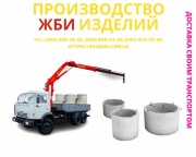 Бетонный забор. ЖБИ кольца, столбы, шлакоблок, тротуарная пл