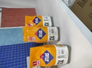 Затирка, остатки разных цветов