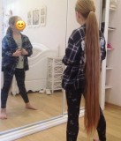 Я приймаю волосся у ДНІПРІ від 35 см.Оплату одразу готівкою